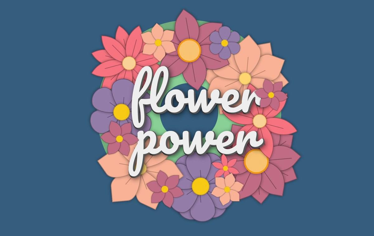 CSS Coding Art: Flower Power